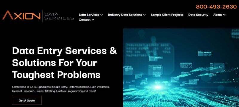 Axion Data Services