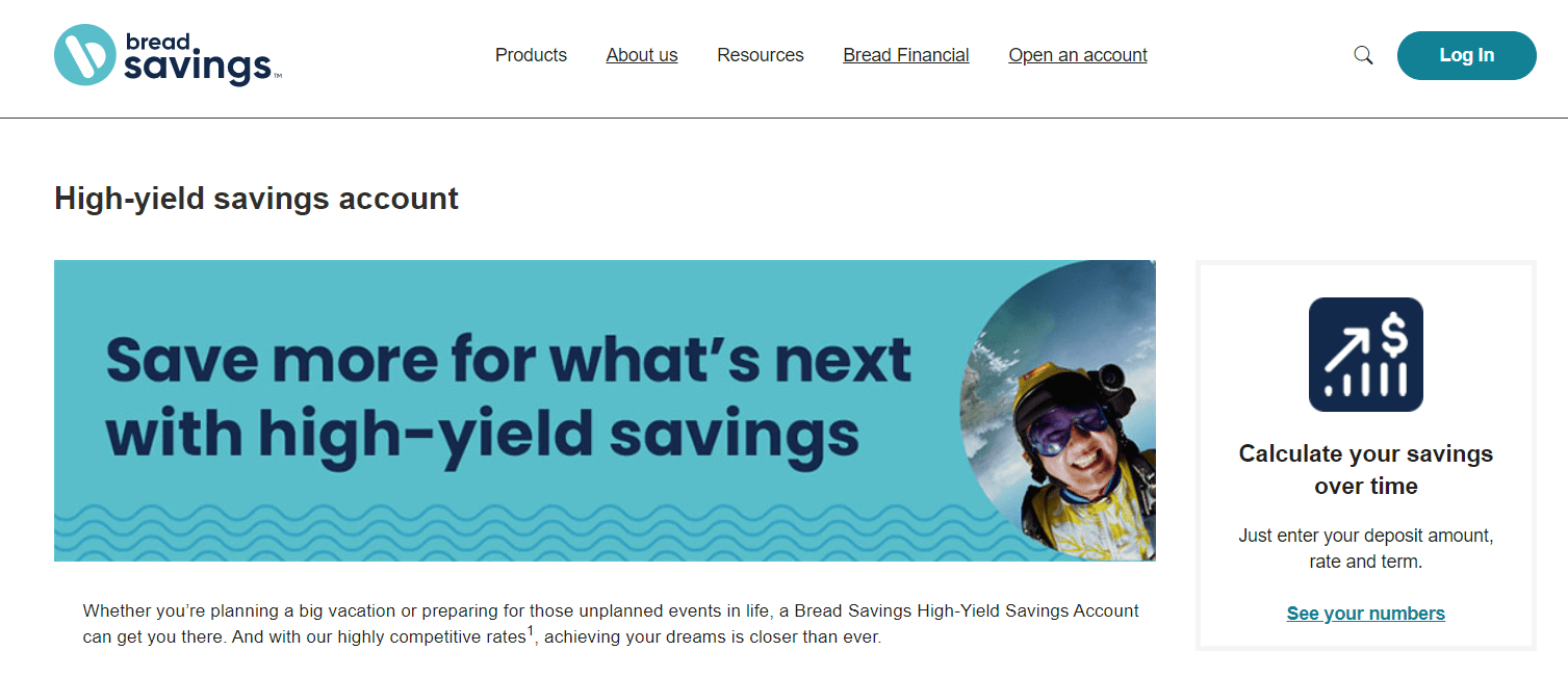 Bread Savings Website