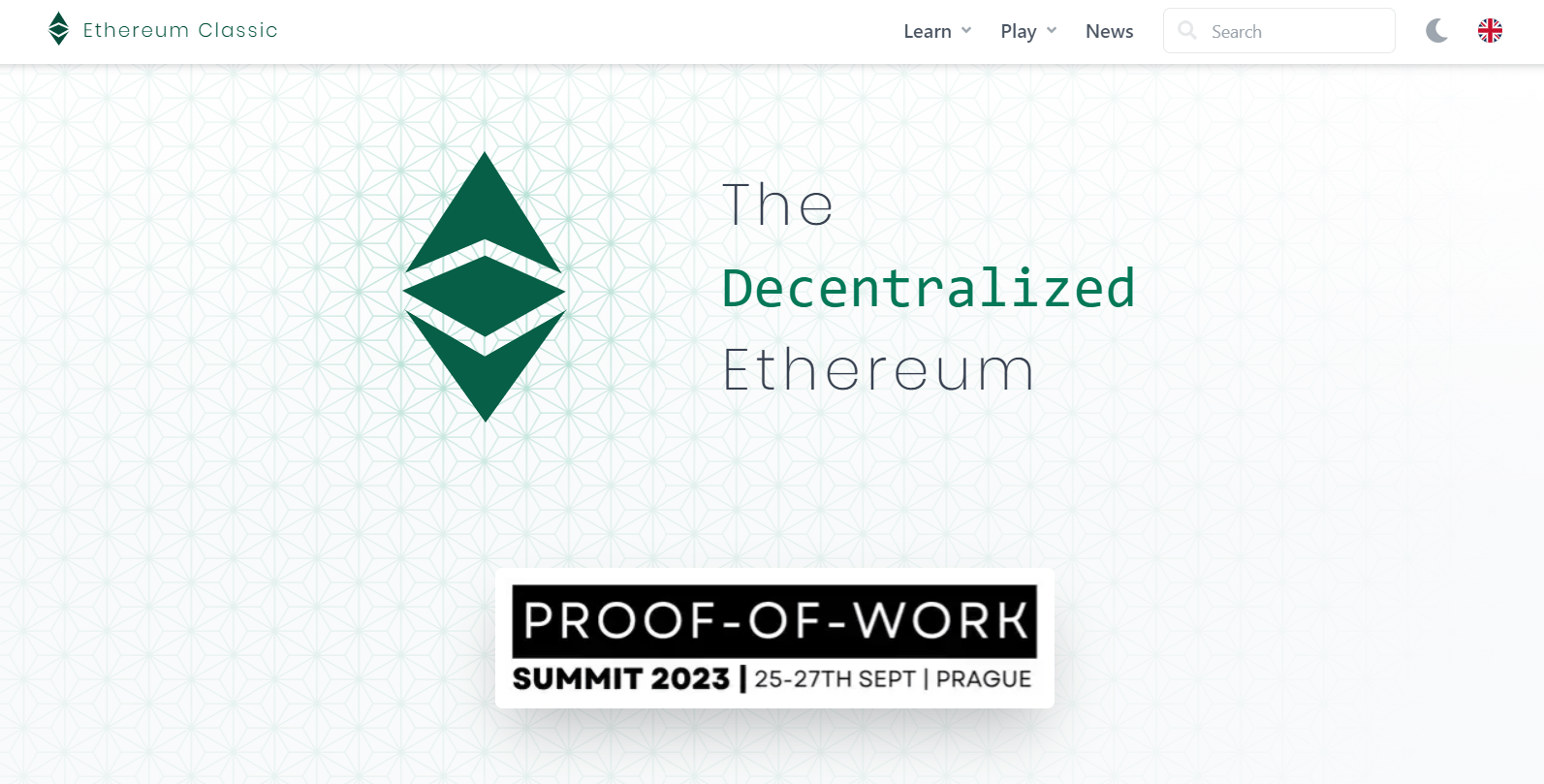 Ethereum Classic website